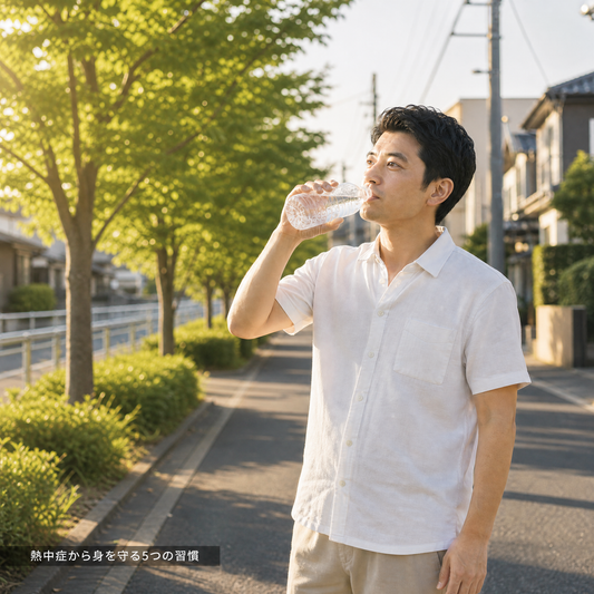 日本の夏を安全に過ごすために。熱中症から身を守る5つの習慣