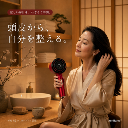 LumiRoot™ 3in1 頭皮マッサージブラシ